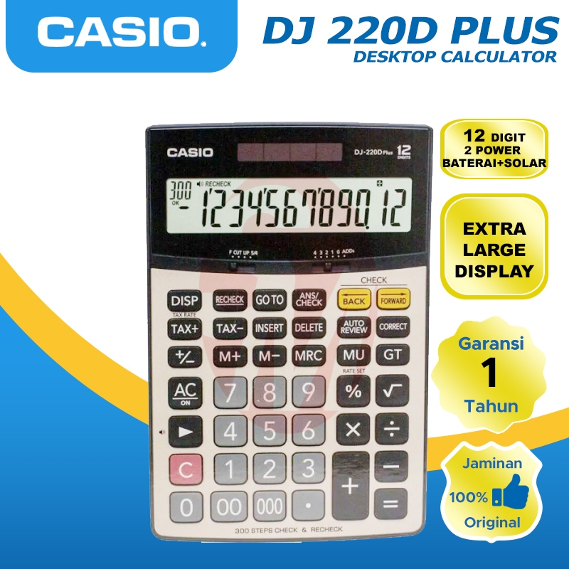

KALKULATOR CASIO DJ 220DPLUS