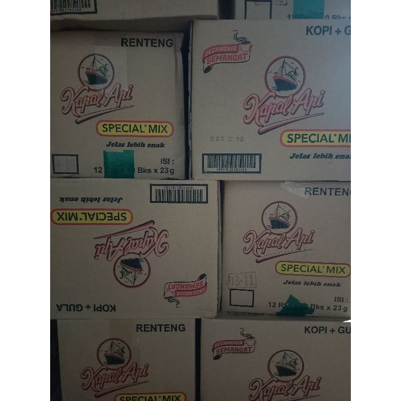 

Kapal api mix 23 gram 1 dus / 12 renceng