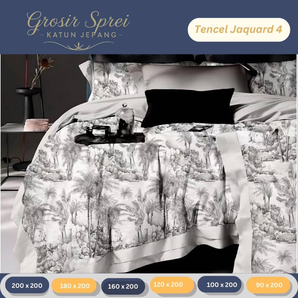 SPREI Tencel TENCEL ORGANIK SARUNG BANTAL GULING SET SPREI SUTRA TENCEL Sprei Tencel Sprei Adem Ding