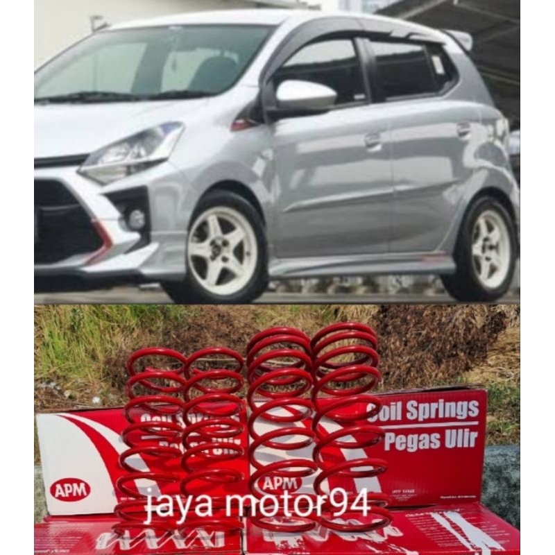 lowering kit/per ceper toyota agya/ayla, sigra/calya. APM