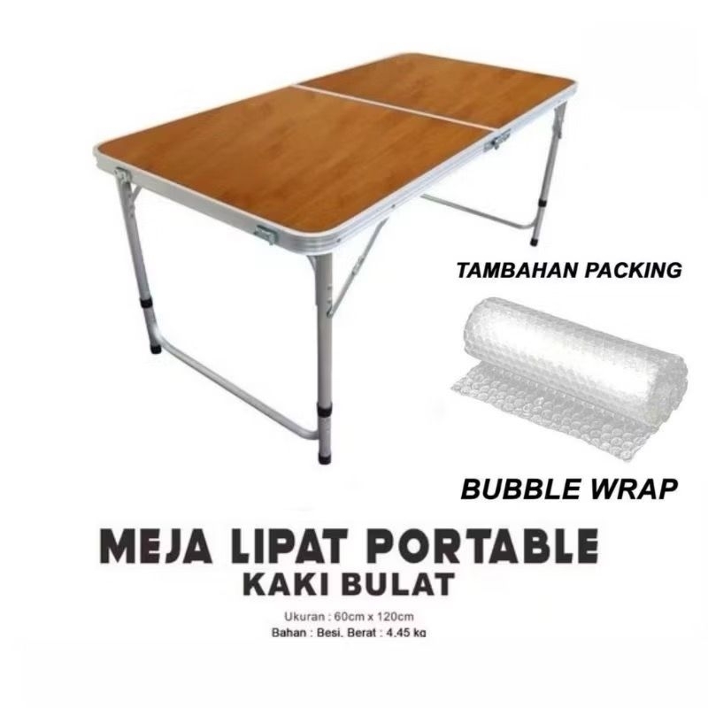 MEJA LIPAT KOPER HPL ALUMINIUM-MEJA