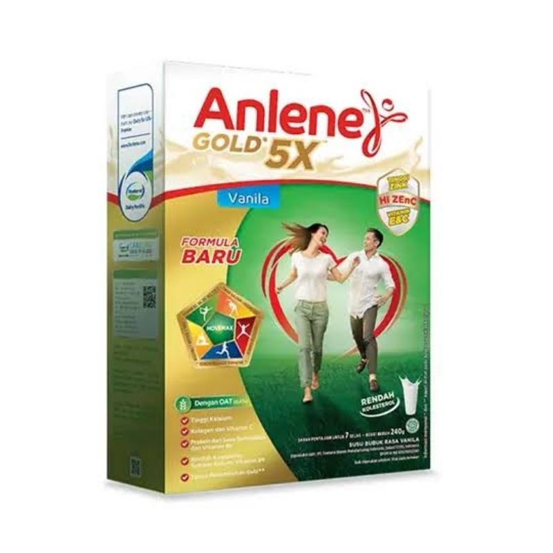 

Anlene Gold 5x 240 gram