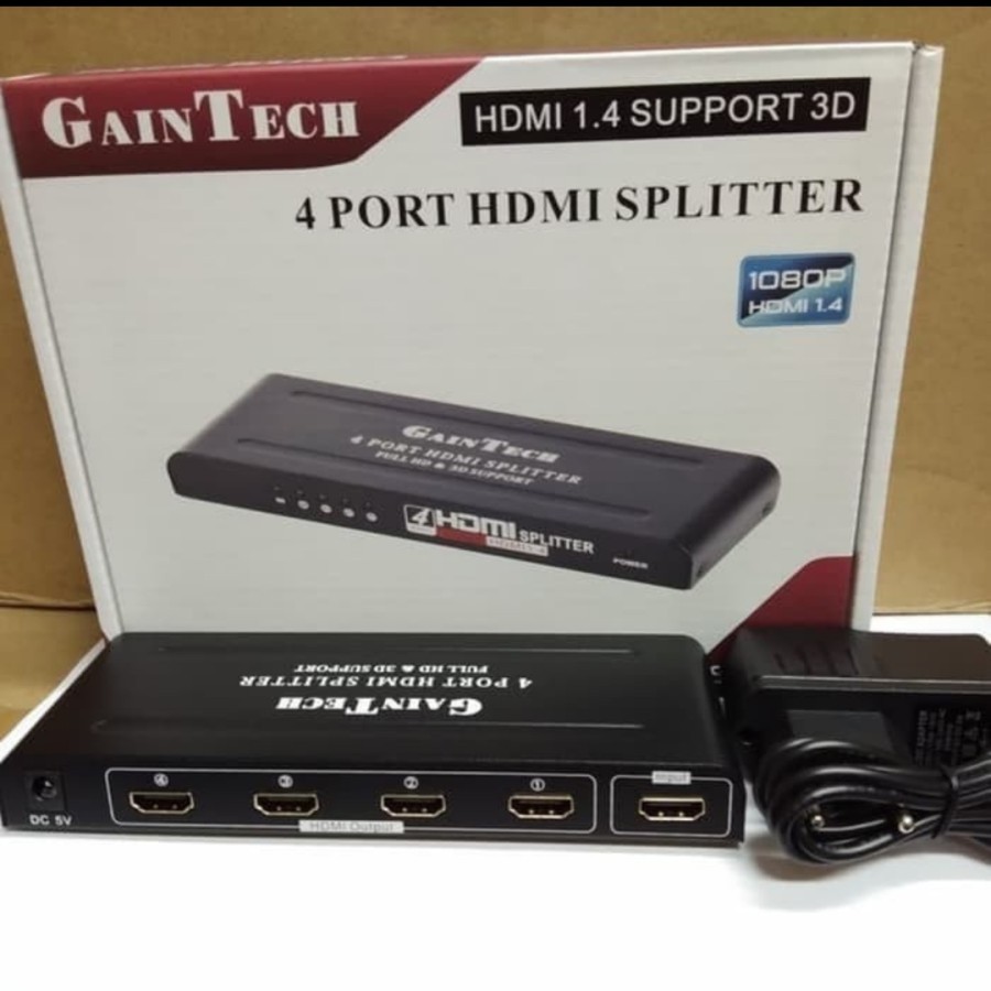Gaintech HDMI Splitter 4 Port