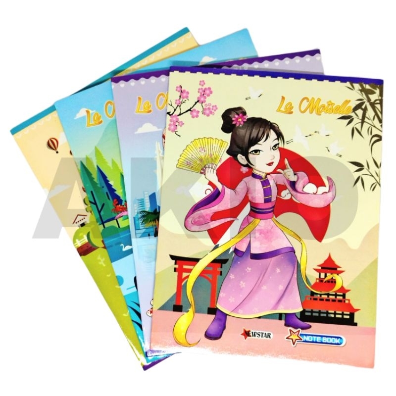 

Buku Tulis Sekolah Aesthetic 38 Lembar Anak TK SD PAUD Karakter PRINCESS Pack A5 Glossy Lucu NEWSTAR BT38 2416