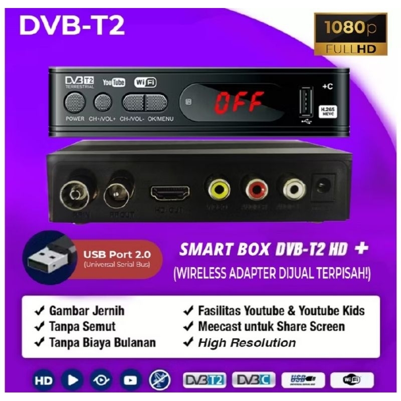 TERMURAH STB DVB T2 DIGITAL TELEVISI