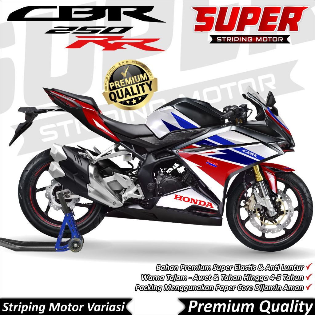 Stiker CBR 250 RR Anti Luntur keren Striping CBR 250 RR Striping Honda CBR 250 RR HRC 02