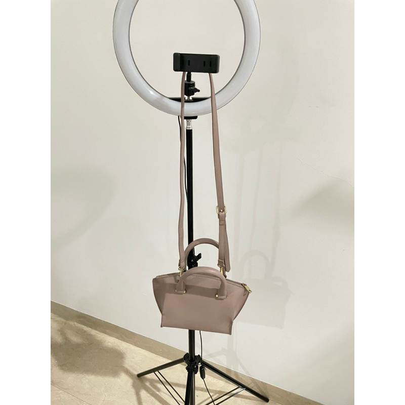 PRELOVED tas selempang sling bag bershka nude pink wanita woman