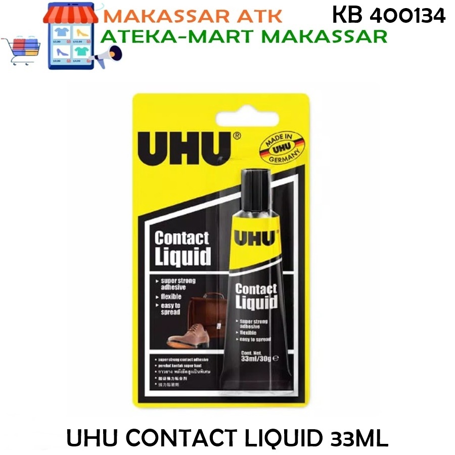 

[1PCS] UHU CONTACT LIQUID 33ML LEM SEPATU