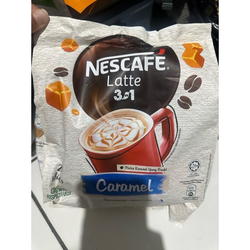 

nescafe latte 3 in 1 caramel ori malaysia [PO]