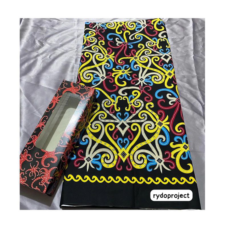 Kain Katun Batik Motif Dayak Kalimantan