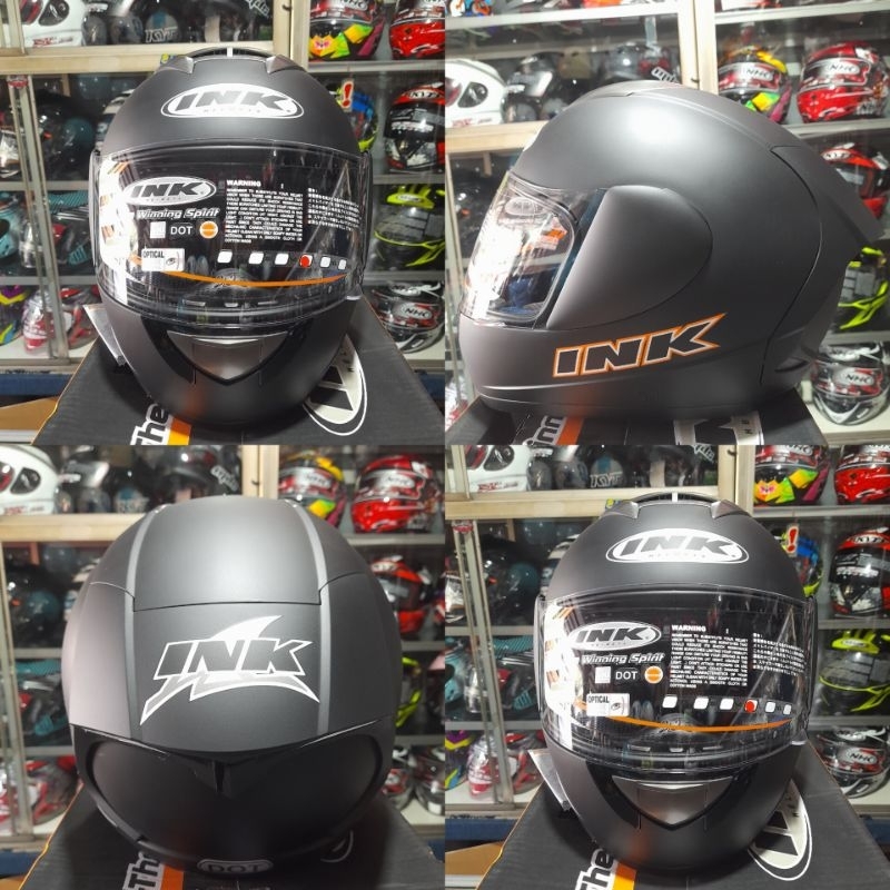Helm ink cl max solid Black doff