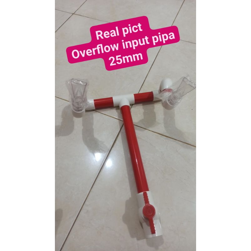 Overflow Intlet aquarium pipa 25mm