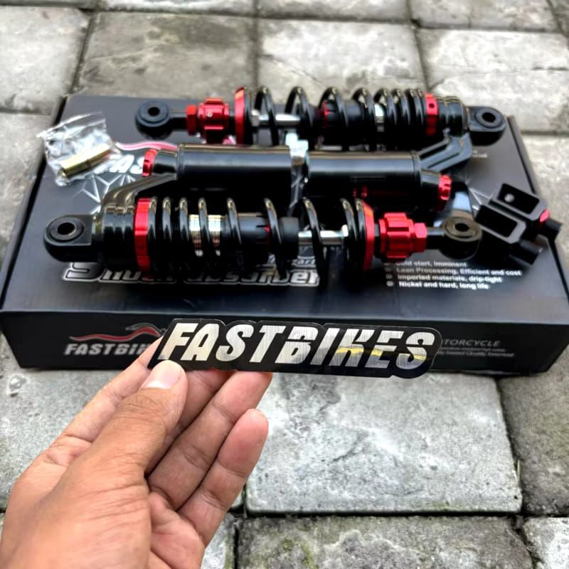 (COD) SHOCKBREAKER FAST BIKES COPY KTC BLACK/RED UKURAN 320 UNIVERSAL