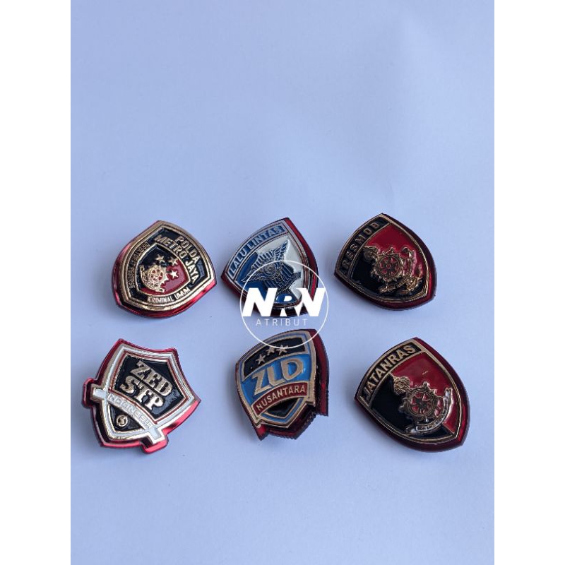 PIN RESMOB/PIN LALU LINTAS/PIN ZED STP/PIN JATANRAS/PIN POLDA METRO JAYA/ PIN ZLD NUSANTARA