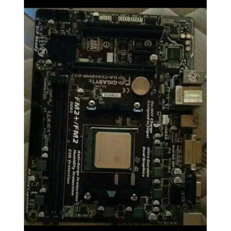 Mobo Gigabyte A68 Ds2 Fm2+/backpanel A10 7860K+HSF
