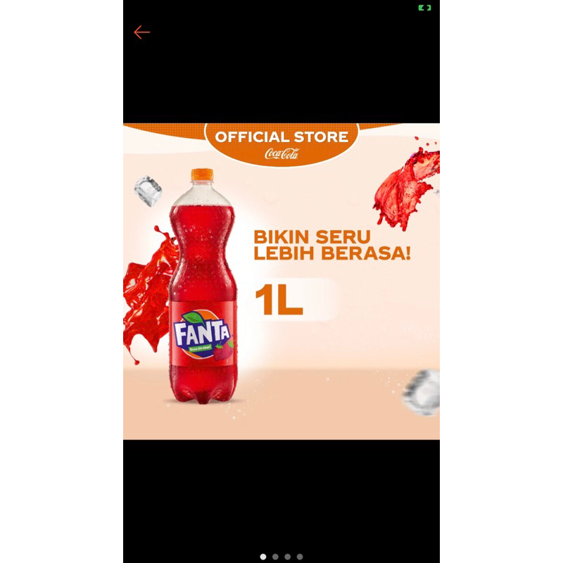 

Fanta strawberry 1liter