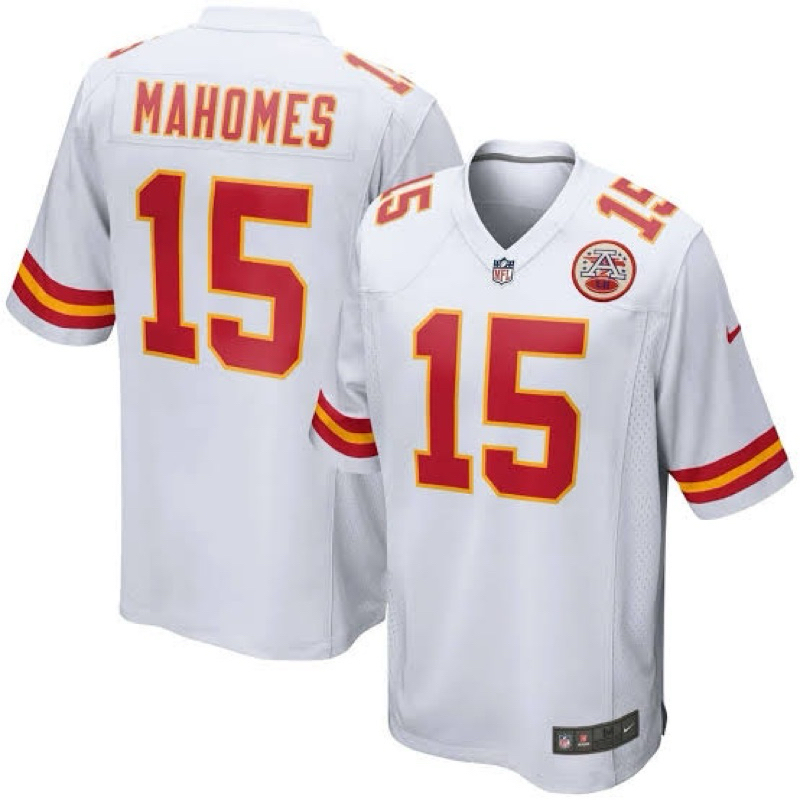 Jersey NFL Kansas City Chiefs Patrick Mahomes White