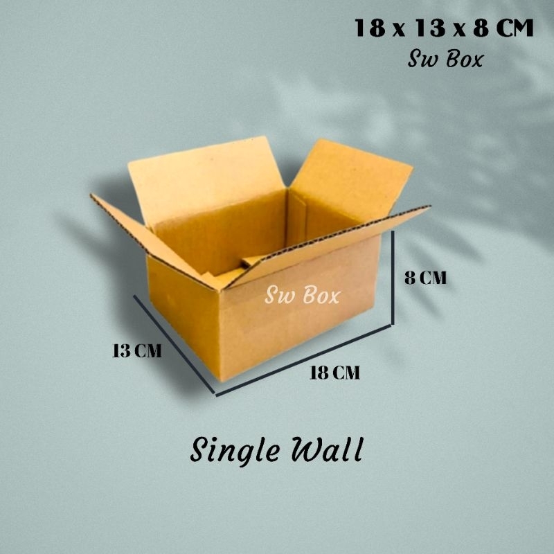 

Kardus Ukuran 18x13x8 CM Box untuk packing ST