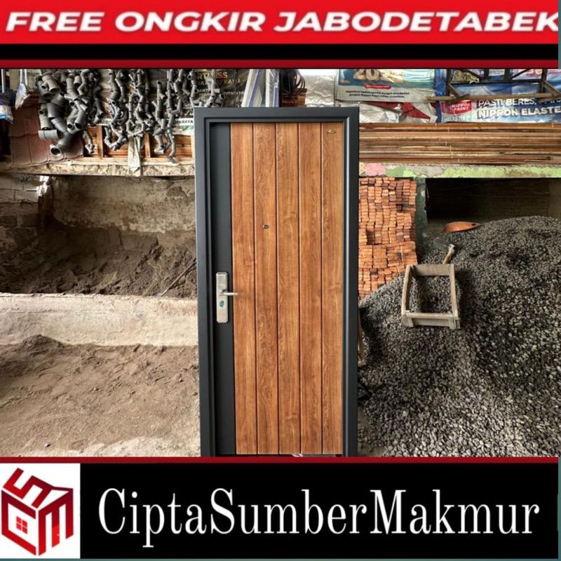 Pintu Baja JBS Prime Tinggi 220 / Pintu Kamar / Pintu Utama