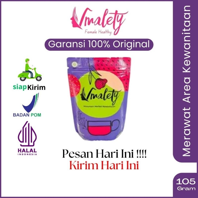 Vmalety Female Healthy 1 Pouch Isi 105 Gram- Minuman serbuk herbal kewanitaan rasa mixberry| mengata