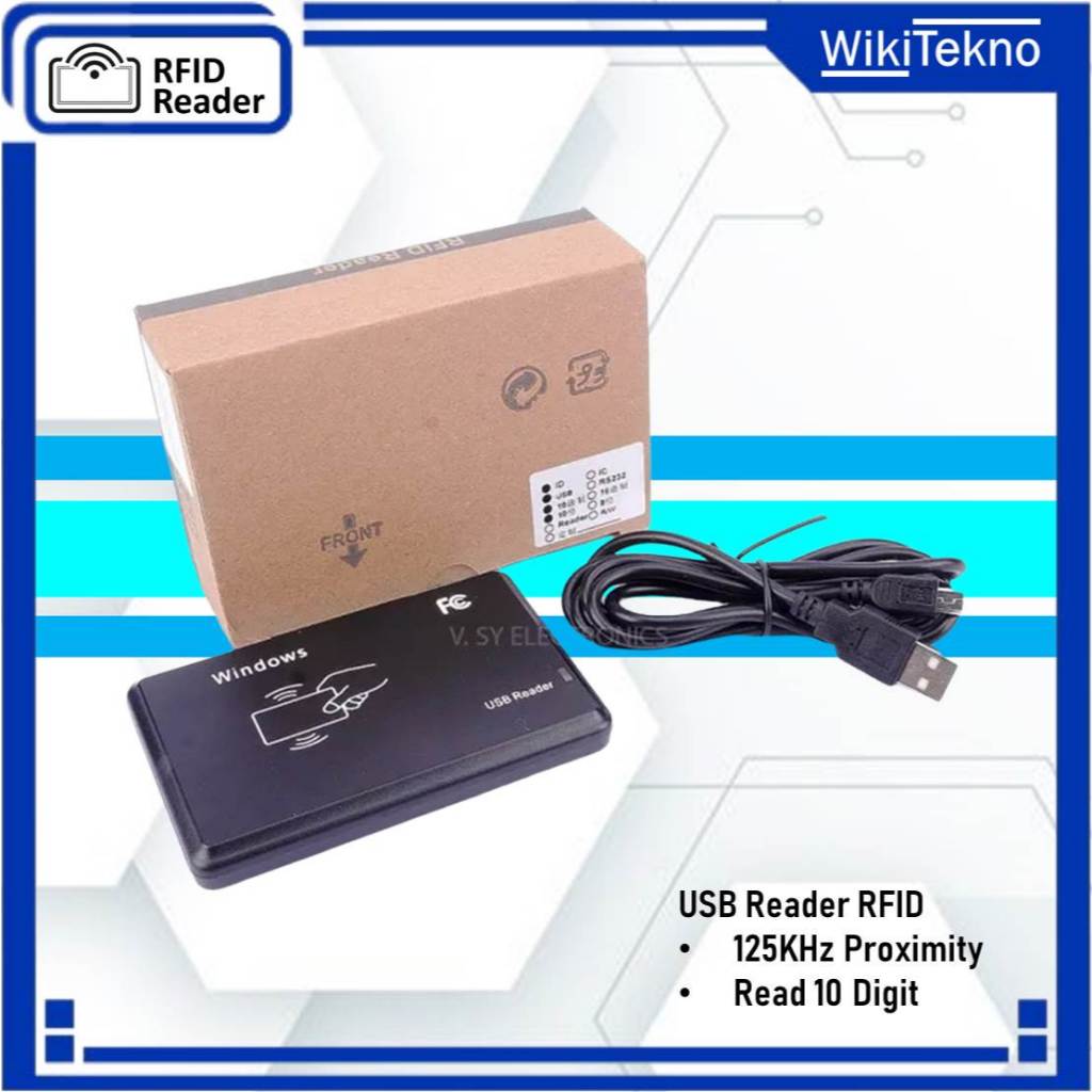 RFID Card Reader 125KHz Proximity USB Reader 125 KHz