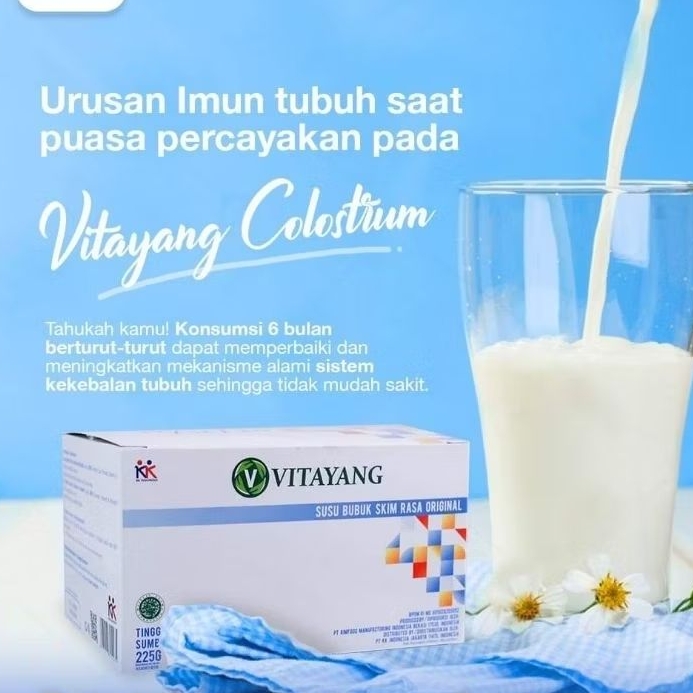 

Vitayang Susu Skim Bubuk, susu colostrum