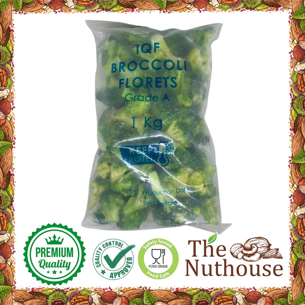 

1kg IQF Brocolli Frozen [Import Quality] / Sayur Brokoli Beku [Grade A]