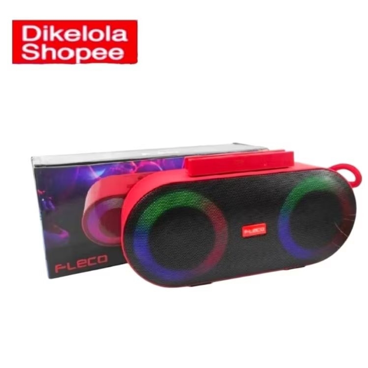 ✅ PILIHAN SHOPE SPEAKER BLUETOOTH MP3 MINI CHARGER LED RGB WATERPROOF ORIGINAL f417 Polytron 100 wat