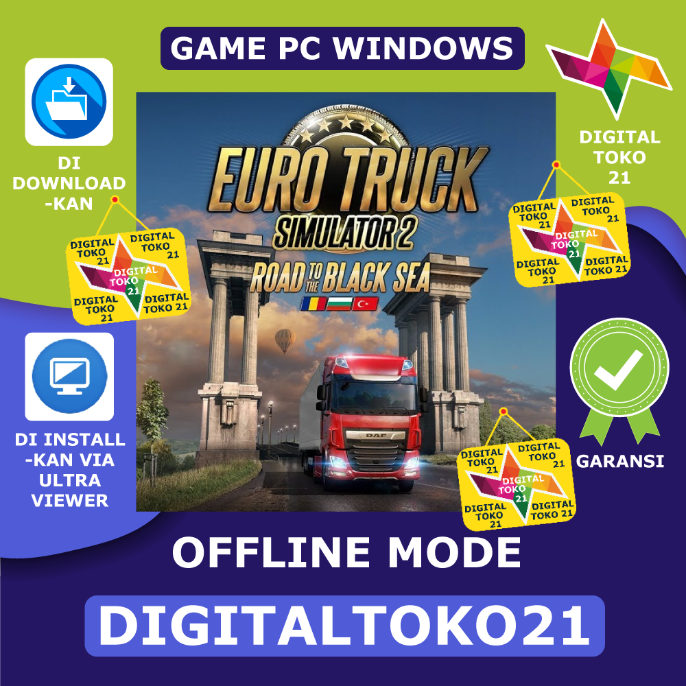 [Diinstallkan] Euro Truck Simulator 2 Road to the Black Sea Full Version Game Windows Full Tested PC