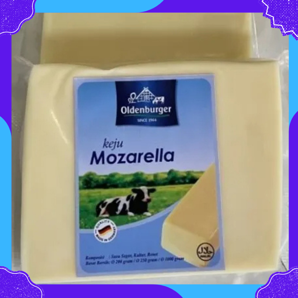 

Keju Mozarella Oldenburger 250 Gr / Mozzarella Cheese