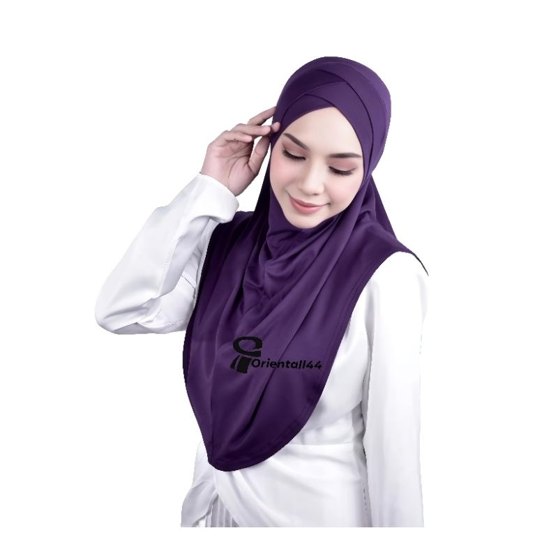 Hijab Bergo Instan Maudy Turkey Jersey / Jilbab Maudy Turkey Jersey Instan / Kerudung Instan Jersey 