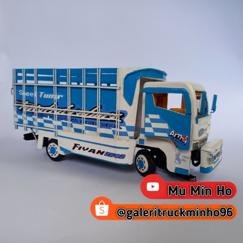 Miniatur Truk Oleng New Tawakkal Reborn HIDROLIK