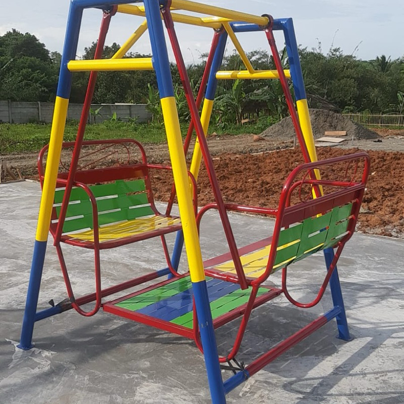 besi anti karat besi galvanis mainan ayunan bangku 80cm free ongkir jakarta