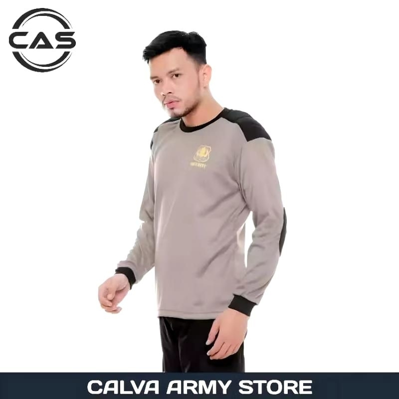 KAOS DECKER  SECURITY CREAM KAOS SECURITY COKLAT TERBAIK