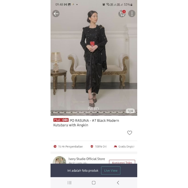 kebaya ivory studio rtw