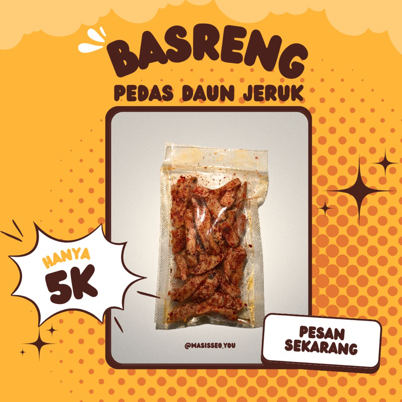 

Basreng Pedas Daun Jeruk (50 gram)