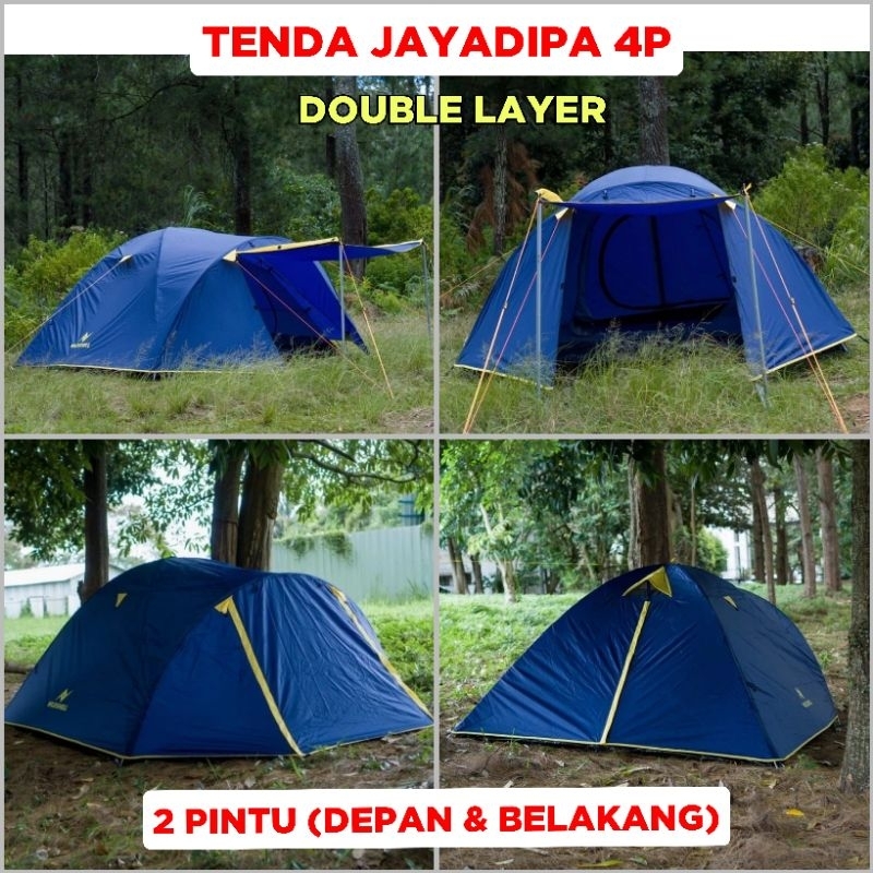 Tenda Camping Double Layer Bestway Montana Pavillo X4 - Tendaki Borneo Serries