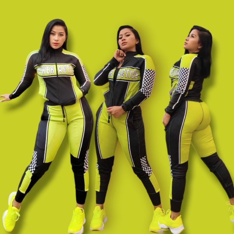 SXB POWER ACTIVE JACKET AEROBIK ZUMBA ZYM AND JOGGER