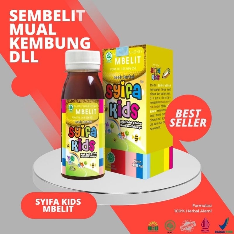 

Madu Anak Syifa Kids Mbelit (100ml) Mengatasi Sembelit pada anak