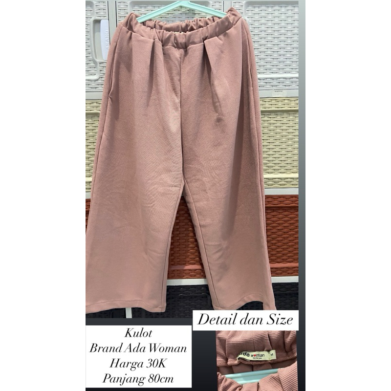 Celana Kulot Ada Woman