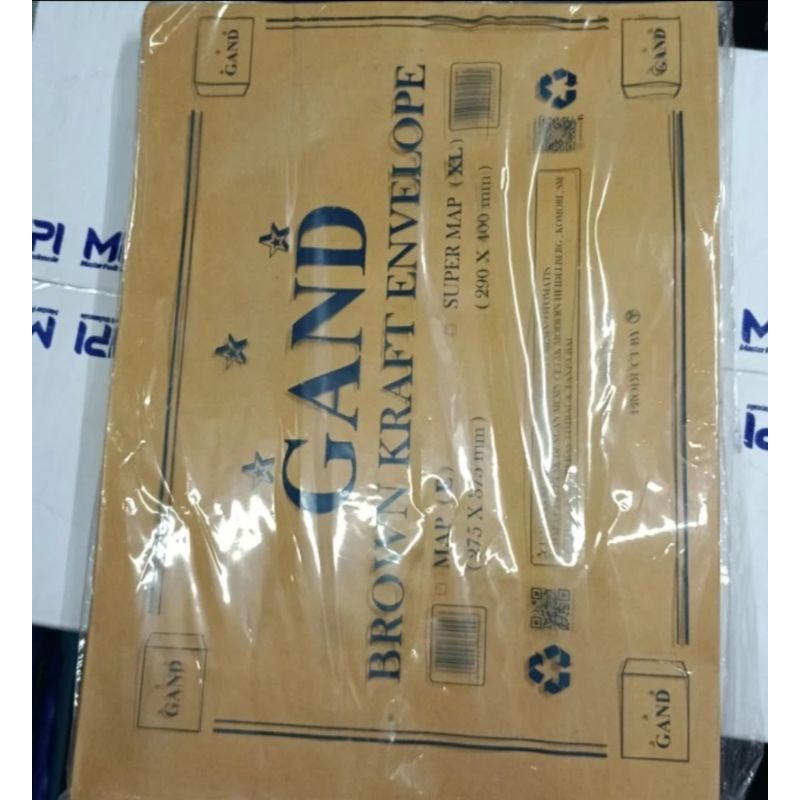 

amplop coklat ukuran map 275mm X 375mm seal/lem RJ4