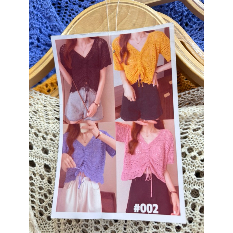 baju rajut bangkok putih tulang halus