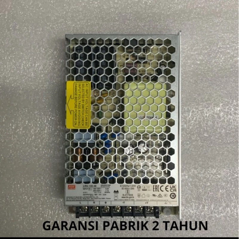 Adaptor MeanWell Mean Well LRS 150-48 48V 48Volt 3.3Ah Barang Asli
