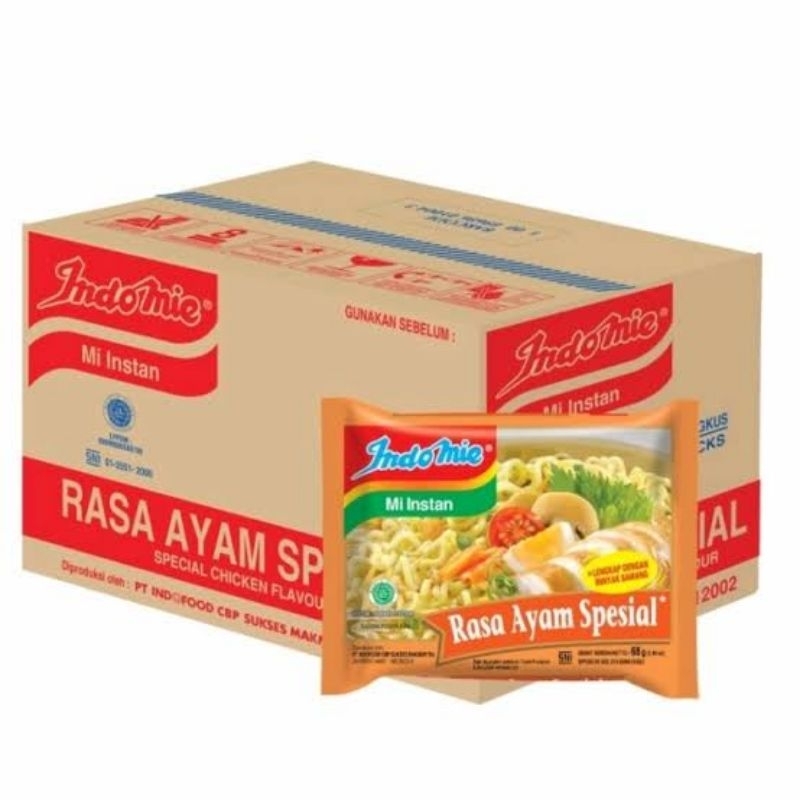 

INDOMIE AYAM SPESIAL 1 DUS ISI 40 PCS STOCK BARU TERUS DAN EXPIRED LAMA