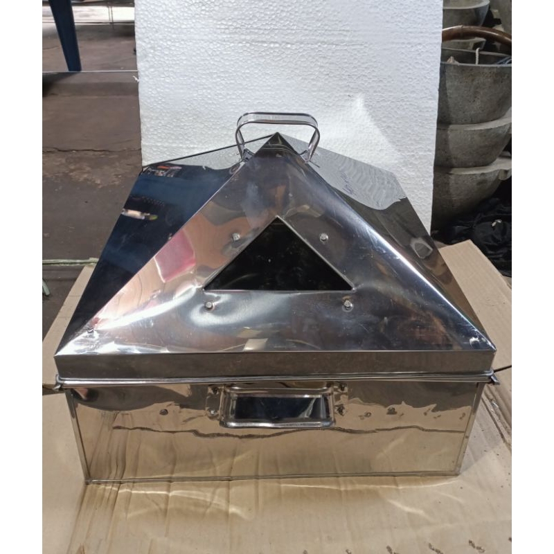 Dandang Kukusan Segi Empat Bahan Stainless Tebal