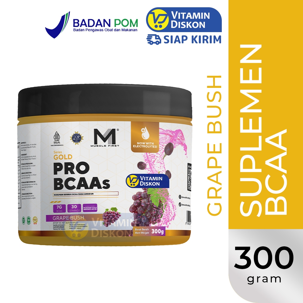 MUSCLE FIRST PRO BCAA 300GR | Menjaga & Memulihkan Otot