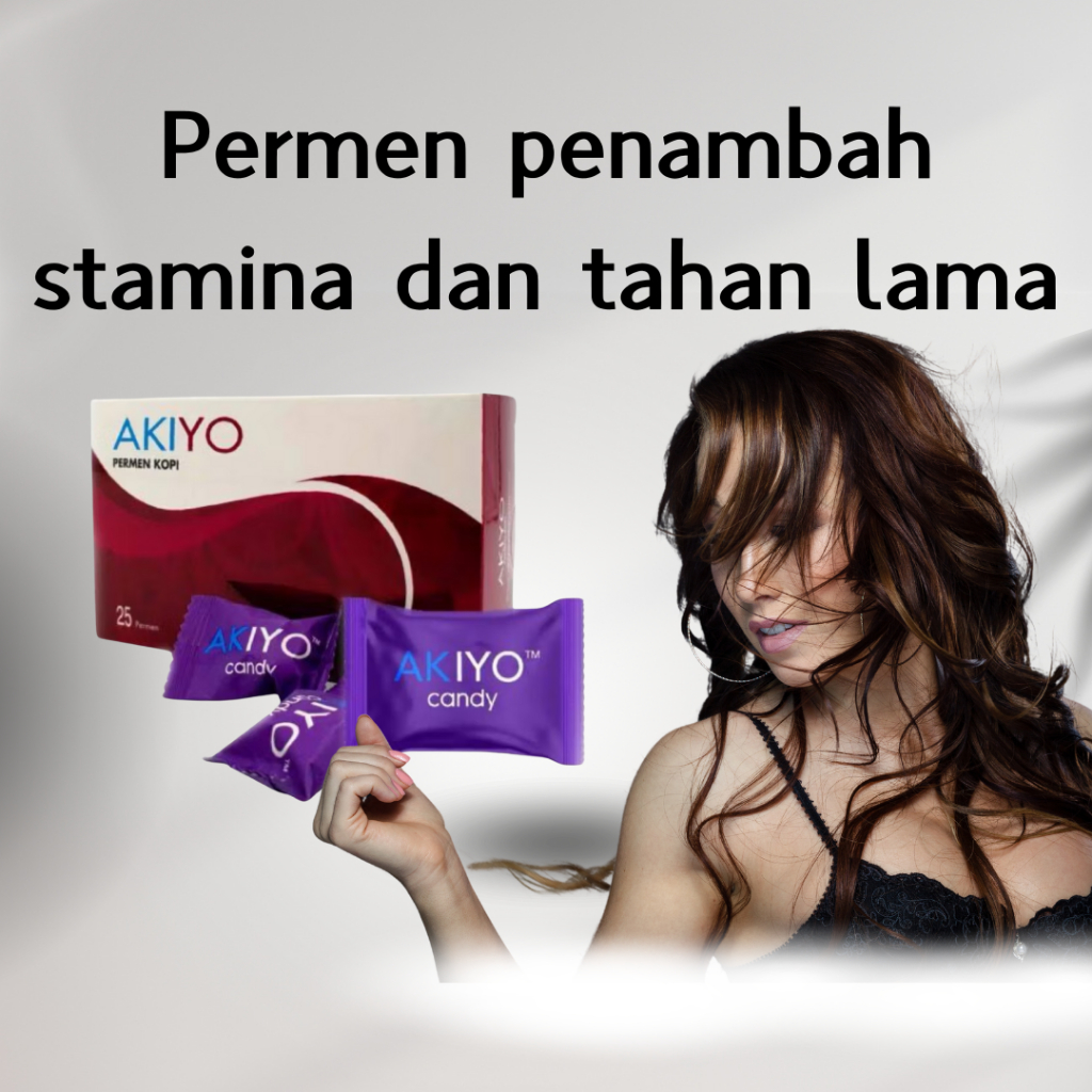 Obat kuat Permen akiyo candy original permen perangsang gairah pria wanita