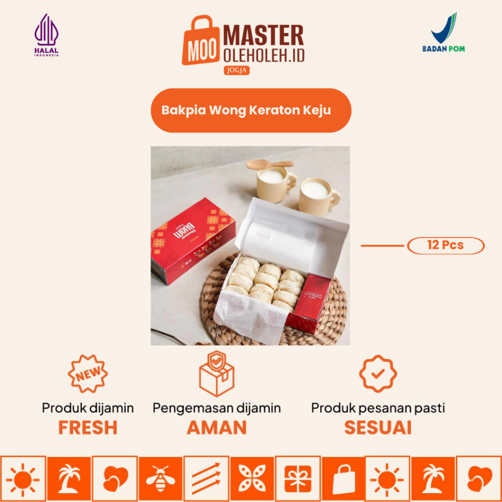 

Bakpia Wong Keraton - Bakpia Wong Keju Isi 12