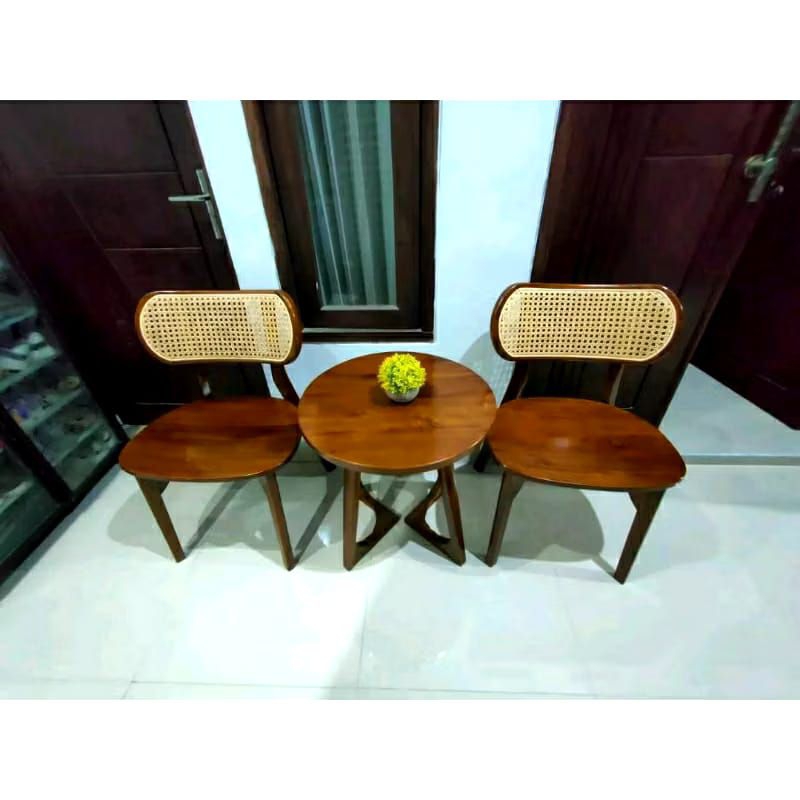 set kursi teras kursi teras kacang kursi cafe lacang rotan set kursi rotan