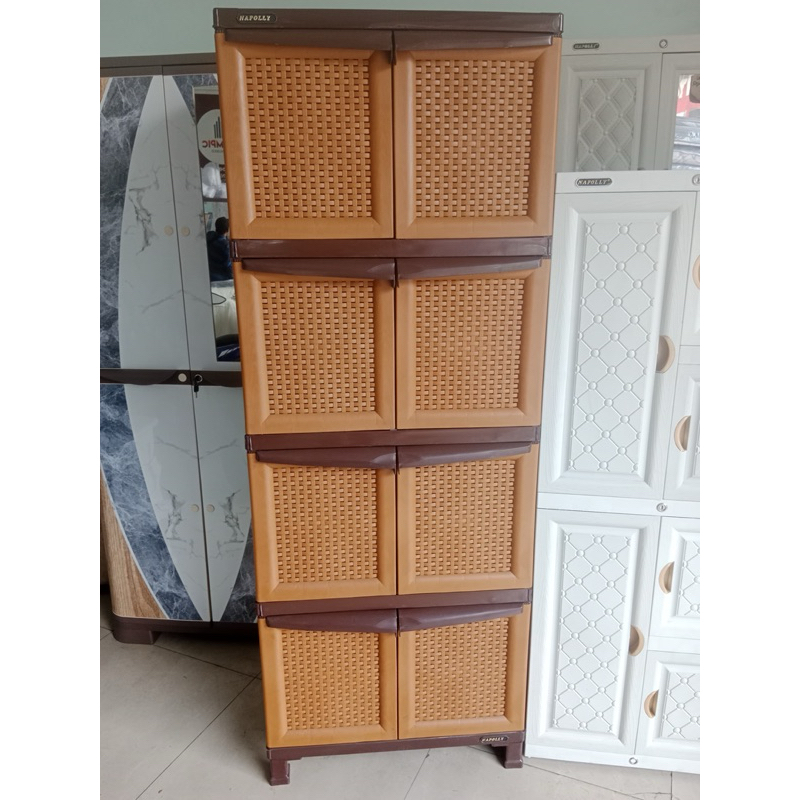 (PROMO) Lemari Plastik Napolly Tebal (COD Surabaya)
